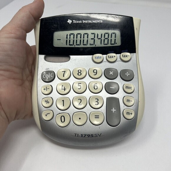 Texas Instruments TI-1795 SV Simple Desktop Calculator - Picture 12 of 12